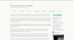 Desktop Screenshot of congohospital.org