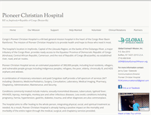 Tablet Screenshot of congohospital.org